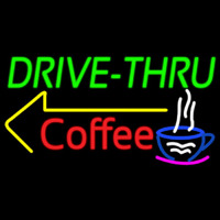 Drive Thru Coffee Neonreclame