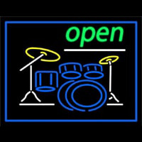 Drum Open Neonreclame