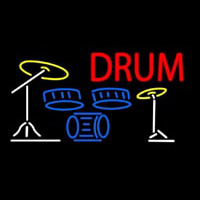 Drum Set 1 Neonreclame