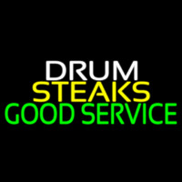 Drum Steaks Good Service Block 1 Neonreclame