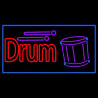 Drum With Musical  Neonreclame