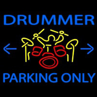 Drummer Parking Only Neonreclame