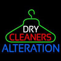 Dry Cleaners Hanger Logo Alteration Neonreclame