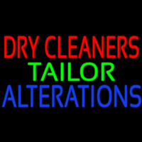 Dry Cleaners Tailor Alterations Neonreclame
