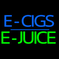 E Cigs E Juice Neonreclame