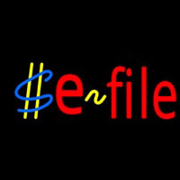 E File Neonreclame
