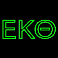 Epsilon Kappa Theta Neonreclame