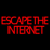 Escape The Internet Neonreclame