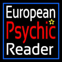 European Psychic Reader Neonreclame