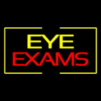 Eye E am With Yellow Border Neonreclame