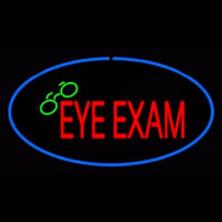 Eye E ams Oval Blue Neonreclame