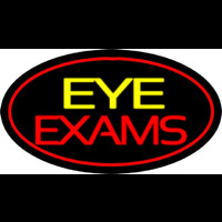 Eye E ams Oval Red Neonreclame