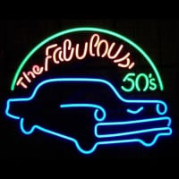 Fabulous 50S For Garage Man Cave Wall Art Neonreclame