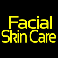 Facial Skin Care Neonreclame