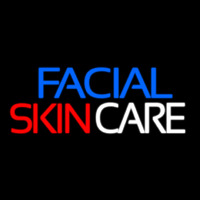 Facial Skin Care Neonreclame