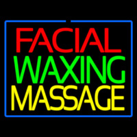 Facial Wa ing Massage Neonreclame