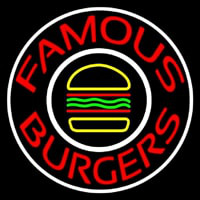 Famous Burgers Circle Neonreclame