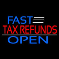 Fast Ta  Refunds Open Neonreclame