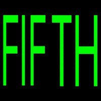 Fifth Neonreclame