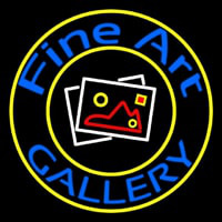 Fine Art Gallery With Logo Neonreclame