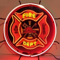 Fire Department Neonreclame