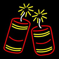 Fire Work Logo Neonreclame
