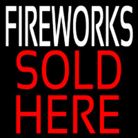 Fire Work Sold Here Neonreclame
