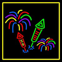 Fire Work With Multi Color 1 Neonreclame