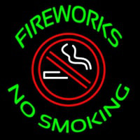 Fire Works No Smoking With Logo 2 Neonreclame