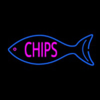 Fish Logo Chips Neonreclame