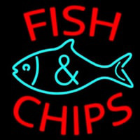 Fish Logo Fish And Chips Neonreclame