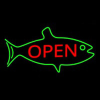 Fish Logo Open 2 Neonreclame