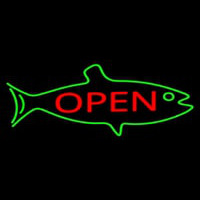 Fish Logo Open Neonreclame