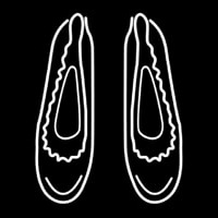 Flat Shoes Neonreclame