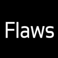 Flaws Neonreclame
