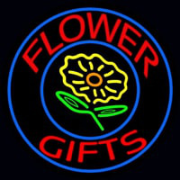 Flower Gifts In Block Logo Neonreclame