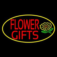 Flower Gifts In Block Oval Neonreclame