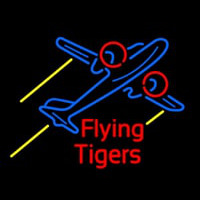 Flying Tigers Airplane Neonreclame
