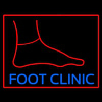 Foot Clinic With Foot Neonreclame