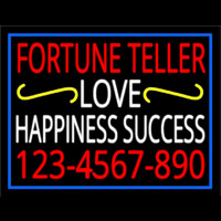Fortune Teller Love Happiness Success with Phone Number Neonreclame