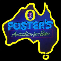 Fosters Australia Beer Sign Neonreclame