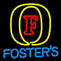 Fosters Initial Beer Sign Neonreclame