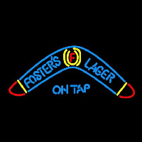 Fosters Lager Boomerang Beer Sign Neonreclame