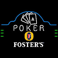 Fosters Poker Ace Cards Beer Sign Neonreclame