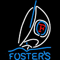 Fosters Sailboat Beer Sign Neonreclame