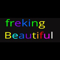 Freaking Beautiful Neonreclame