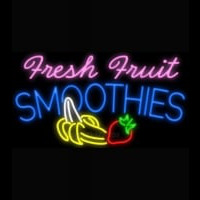 Fresh Fruit Smoothies Logo Neonreclame