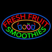 Fresh Fruit Smoothies Neonreclame