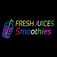 Fresh Juices Smoothies Neonreclame