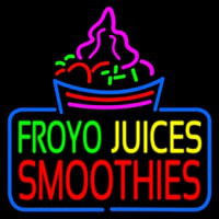 Froyo Juices Smoothies Neonreclame